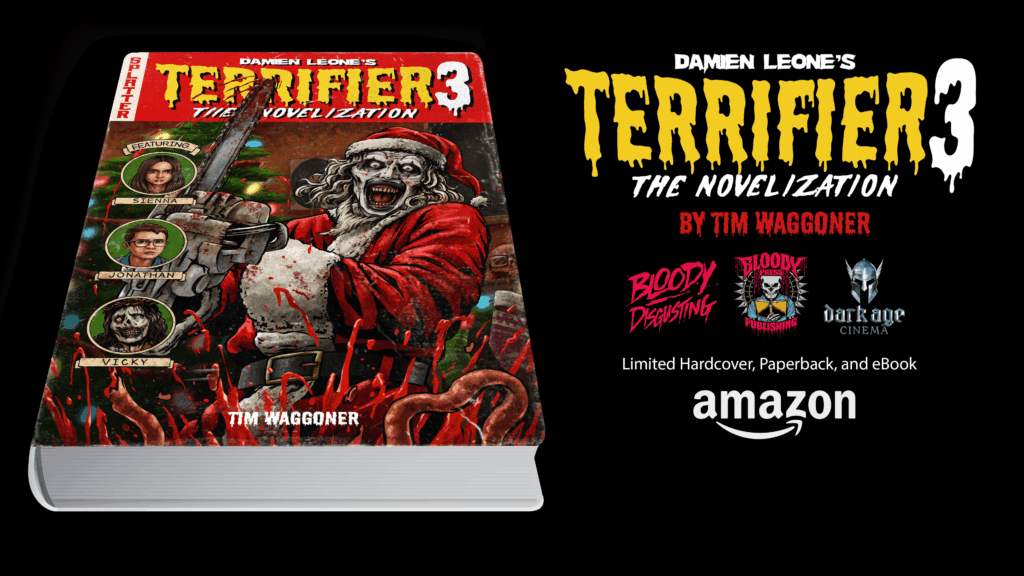 Terrifier 3 novelization end card image.